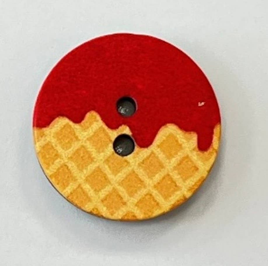 NEMARK - Wholesale Sewing Button/Snap - ICE CREAM PRINTED BUTTON2