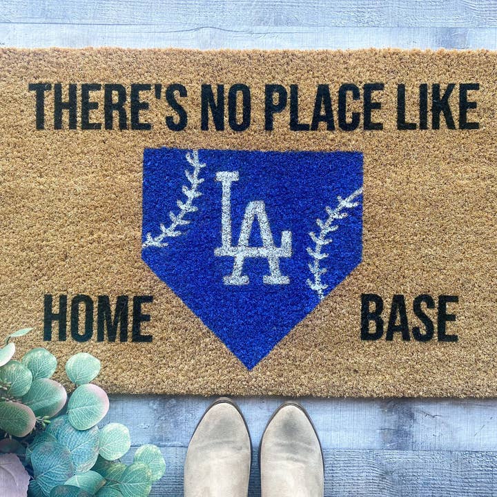 Baseball Doormat/Baseball Gift for wholesale by PaintedStorkDesigns