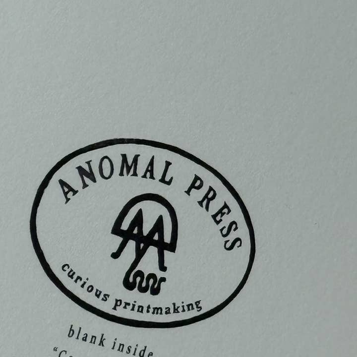 Anomal Press - Wholesale Everyday Greeting Card - Carrot Lovers Linocut relief print card5