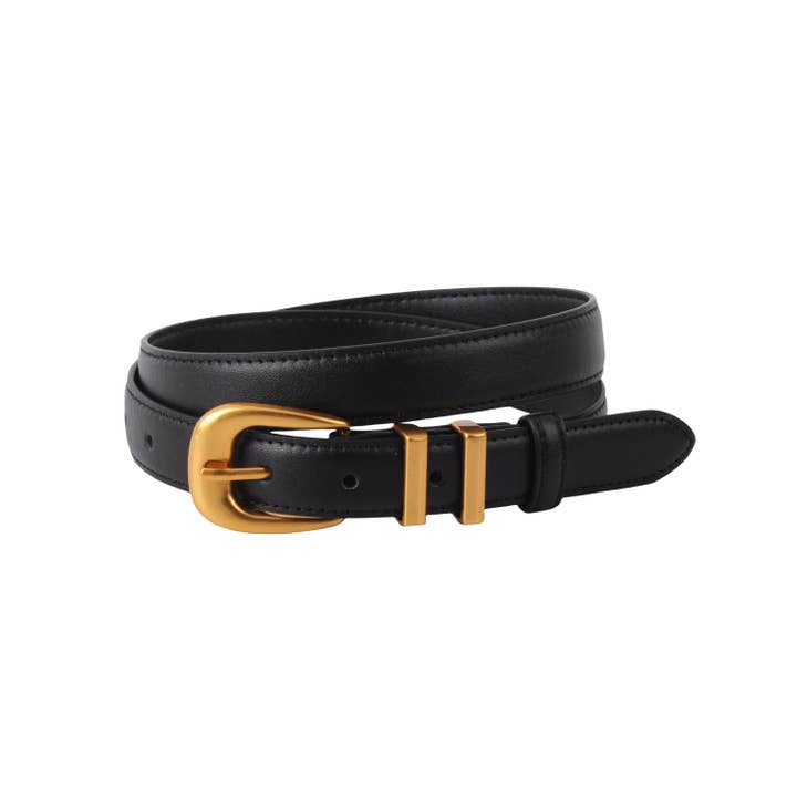 Most Wanted USA - Wholesale Belt - Women's - Leather Belt with Metal Strap Holders
