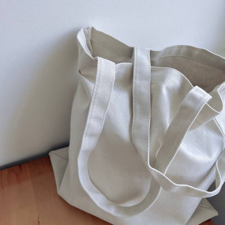 All Wooden Elements - Wholesale Tote Bag - Women's - Earthy Tone Color Canvas Tote Bag