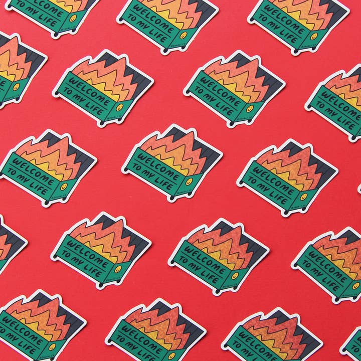 JaneLi.Co – wholesale Sticker – Welcome to My Life Sticker1