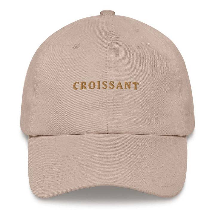 The Refined Spirit - Wholesale Baseball Cap - Unisex - Croissant - Embroidered Cap3