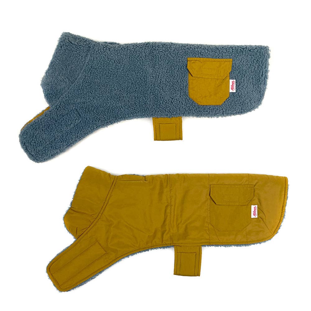 Milltown Brand – Engroshandel Overtræk - Hund – Vendbar hundedragt i puff og teddy-fleece4