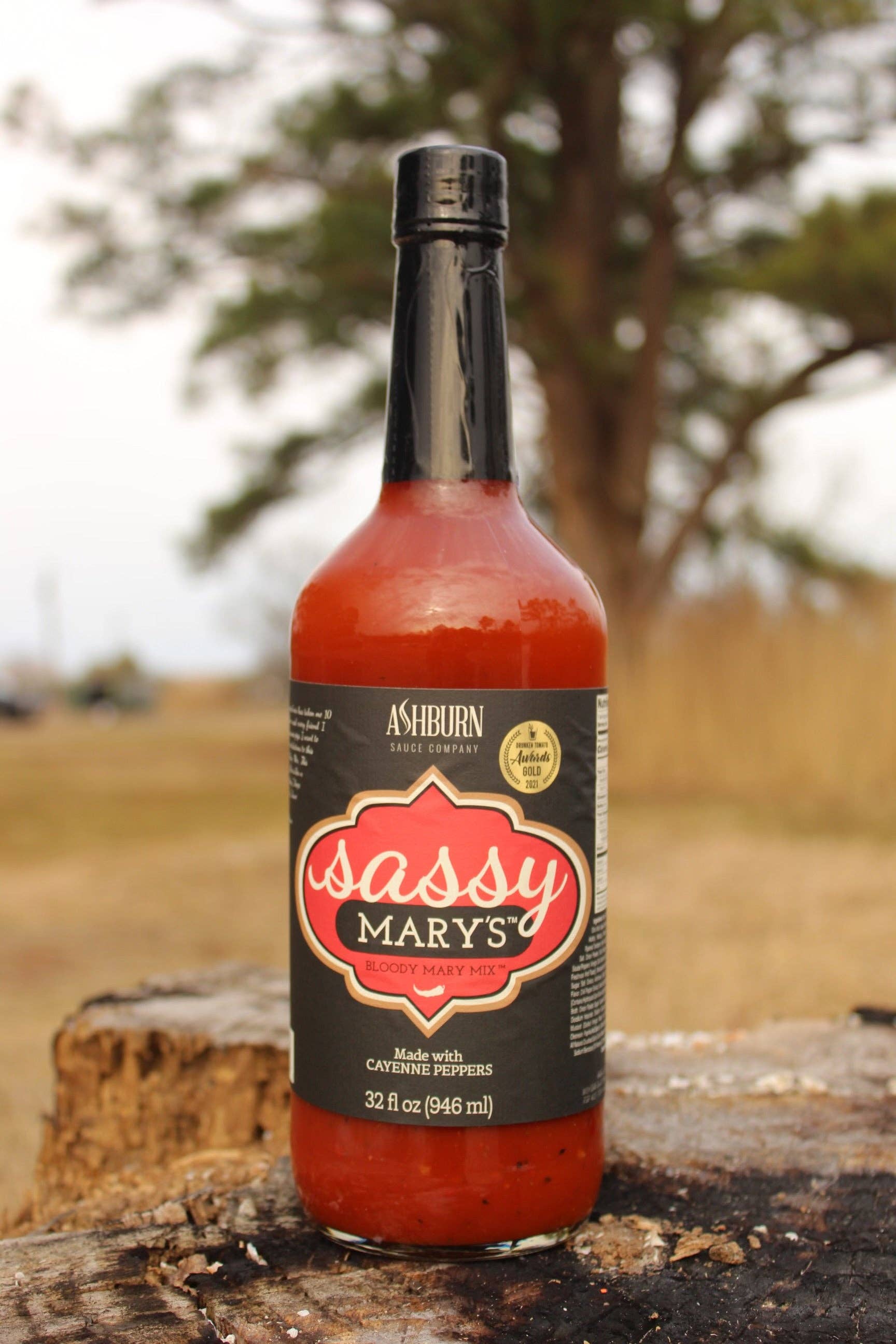 Ashburn Sauce - Wholesale Cocktail Mix/Syrup - Sassy Mary's Bloody Mary Mix, 32 oz