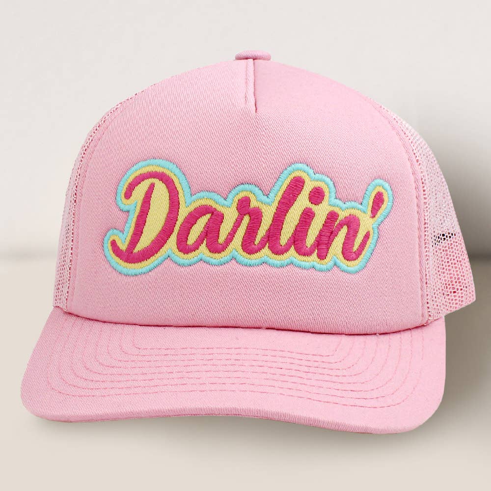 Sensibling Corp. - Wholesale Baseball Cap - Women's - DARLIN Message Mesh Back Baseball Cap3