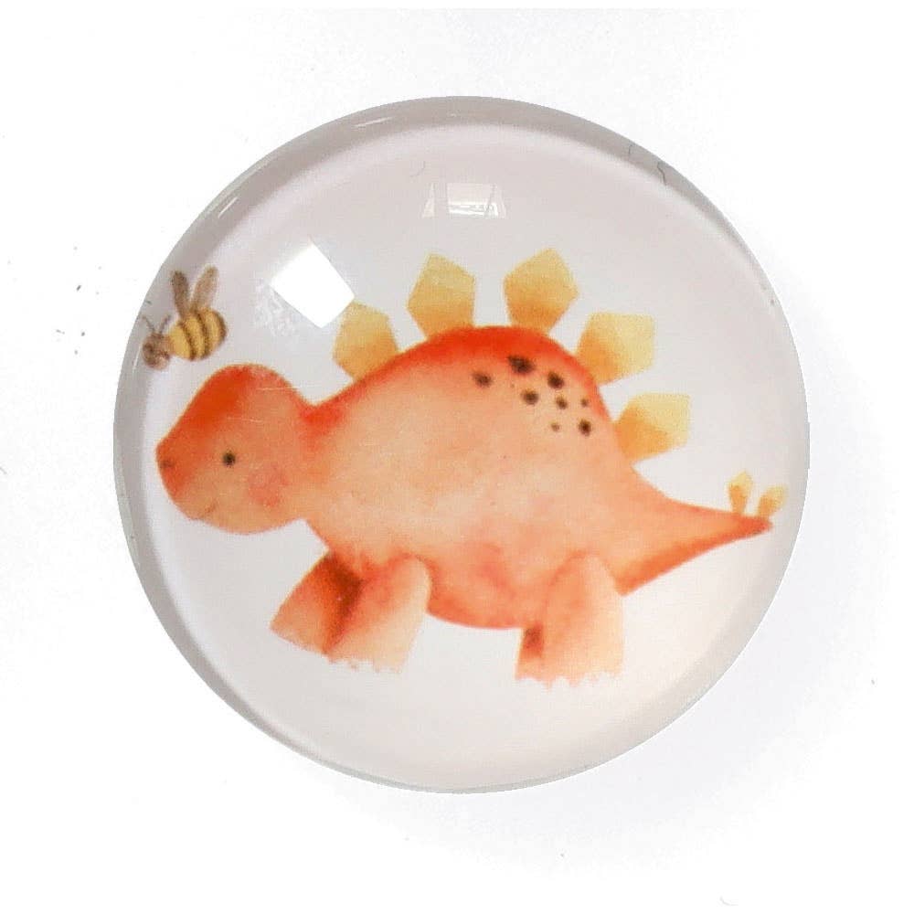 colorful Magnet set "Dinos", 4-piece, plastic/glass for wholesale on Faire4
