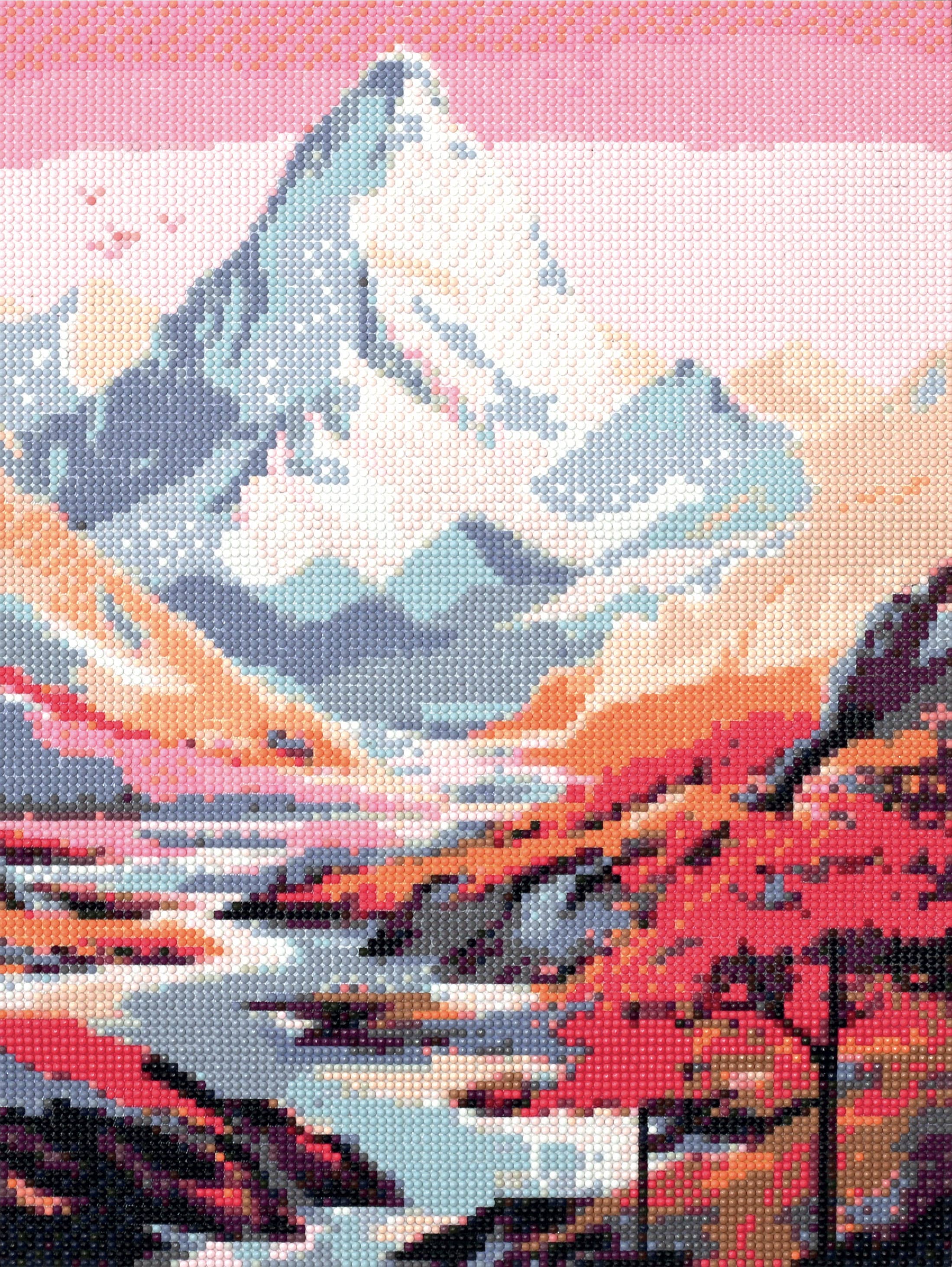 Graine Créative - Wholesale DIY Craft Kit - DIAMOND PAINTING MOUNTAIN 30X40CM0