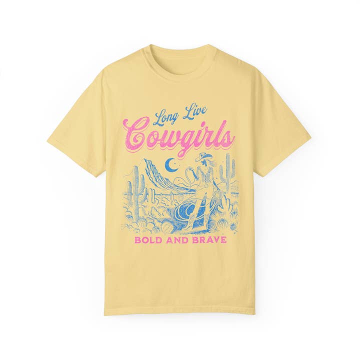 Canter & Couture – wholesale T-shirts med screentryck – Dam – Öken Cowgirl-skjorta