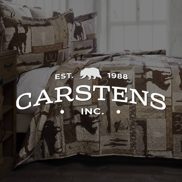 Carstens, Inc. - Wholesale Bedding Set - Wrangler® Vintage Cowboy Quilt Set