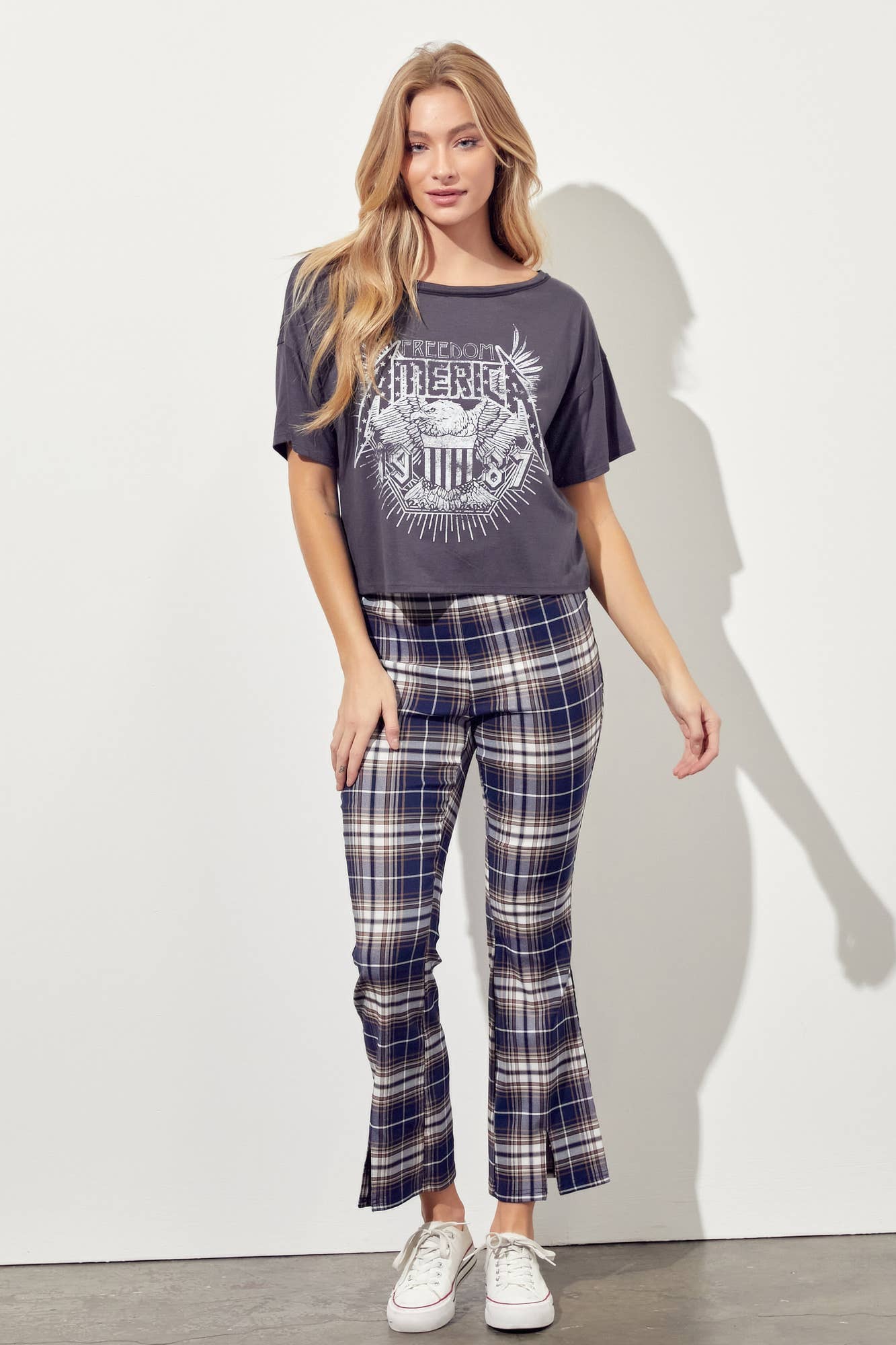 Navy BP6319-C - Casual Women's Pants for wholesale on Faire5