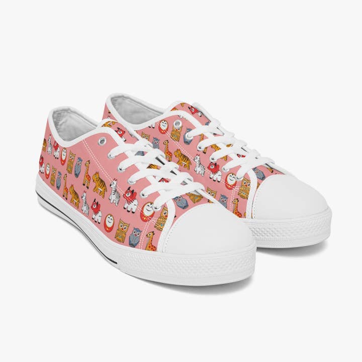 Oh Pote – wholesale Lifestyle trainers – Women′s – Myanmar Traditional Toys #2.0 Low-top Canvas Shoes