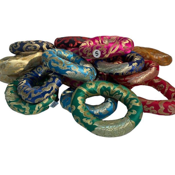 Tenzing Collections - Wholesale Meditation Supplies - Assorted singing bowls Ring Cushion Pillow, Ring Pillow 4