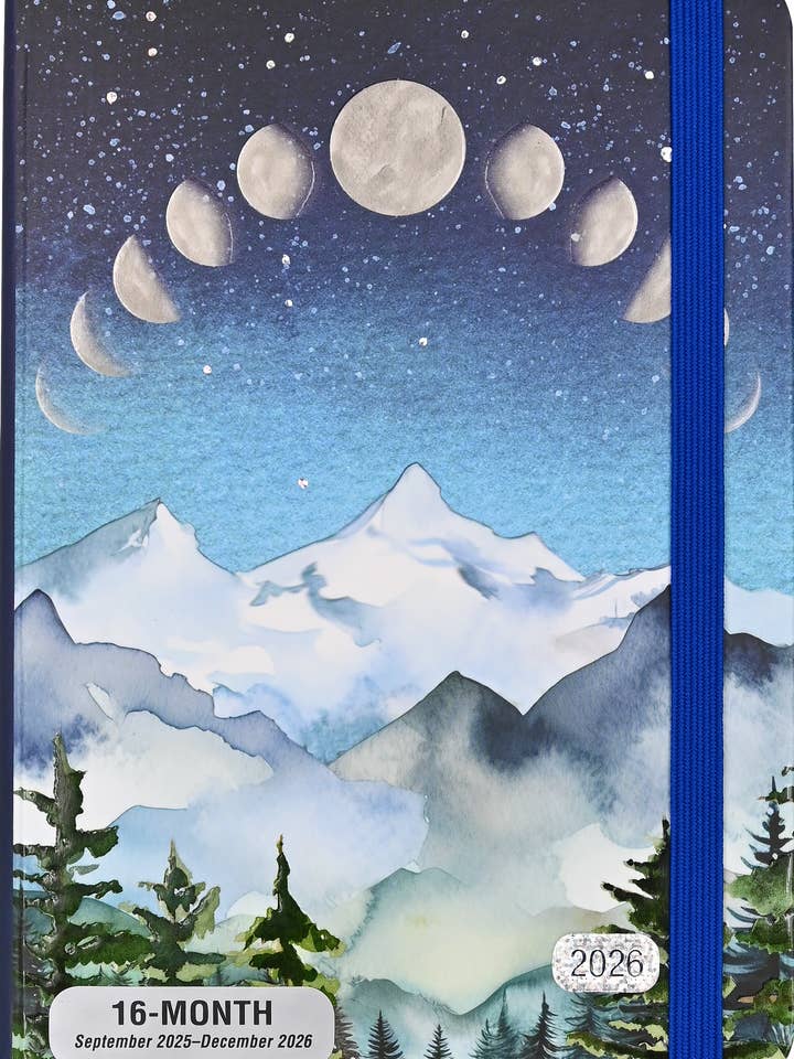 2026 Moonlit Mountains Weekly Planner for wholesale by Peter Pauper Press