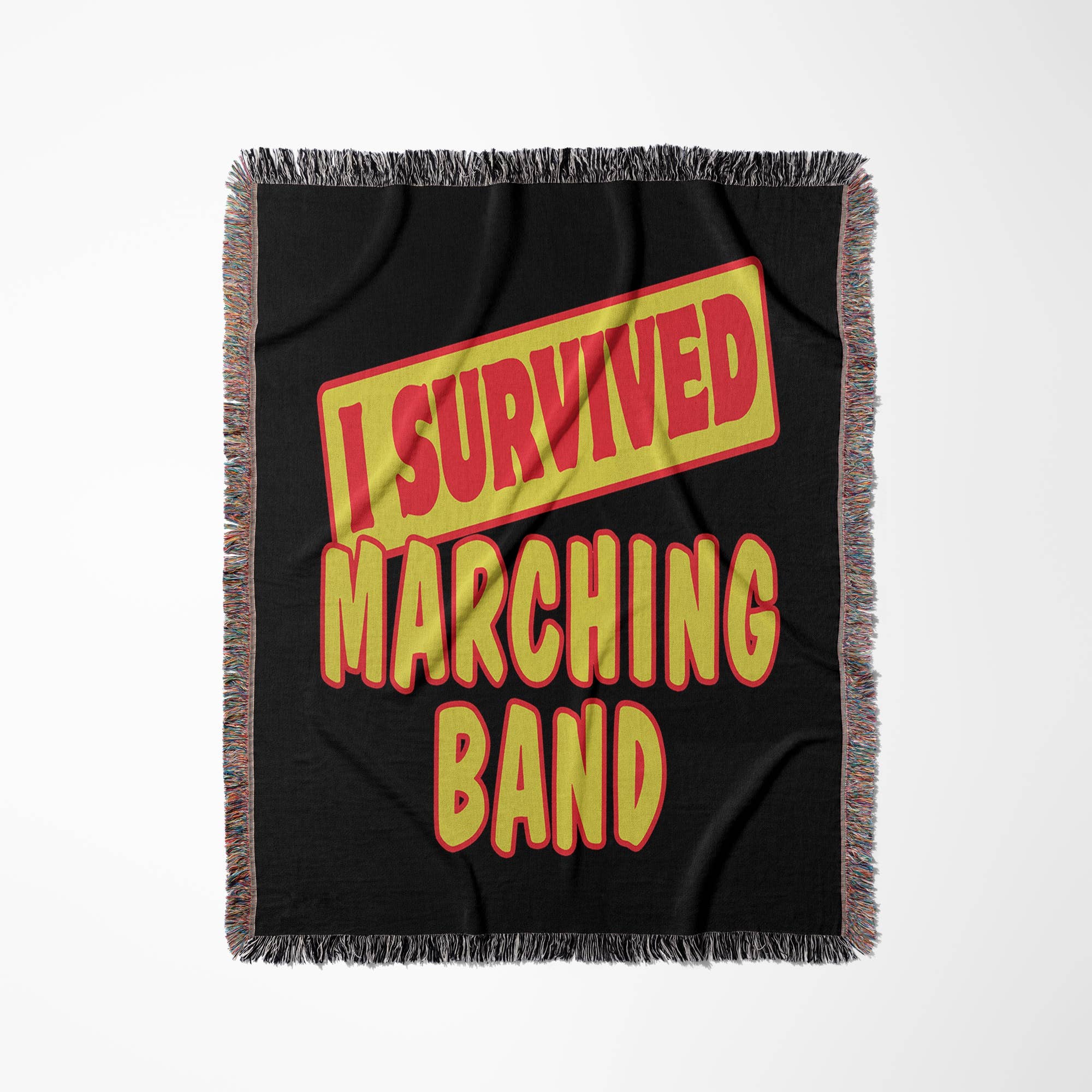 3dRose - Wholesale Throw Blanket - 3dRose, I Survived Marching Band Survial Pride And Humor Design, Blanket0