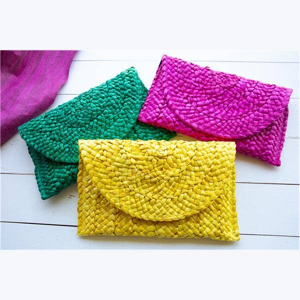 Straw Clutch , 3 Ast. (65) for wholesale by Young's