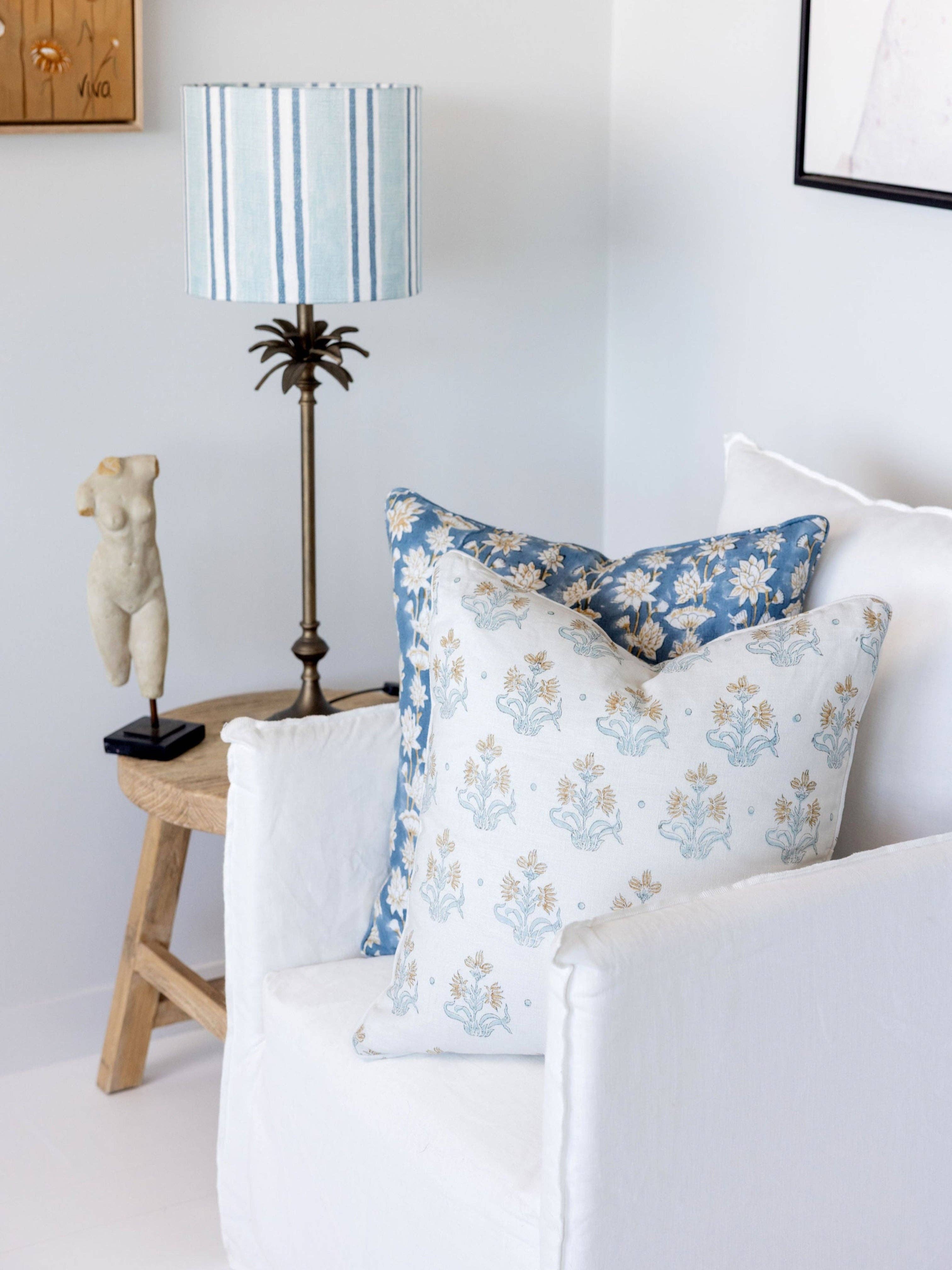 Humble Living - Venta al por mayor Cojín decorativo - Loto en Flor - Pizarra6