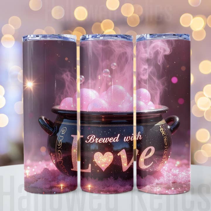 Copo Térmico de Aço Inoxidável Amor de Cerveja Mágica Witchcore Presente por atacado de Hallowed Relics