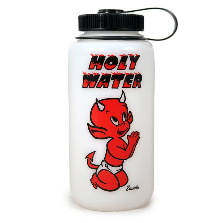 Stuntin Goods - Wholesale Water Bottle - Holy Water Wide Mouth 32 oz Nalgene Water Bottle