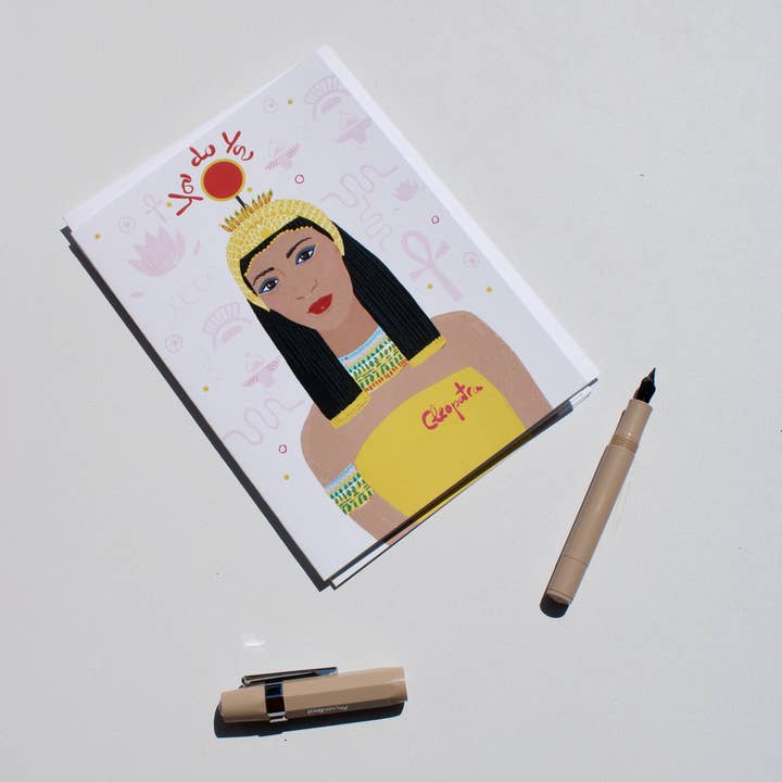 Violet Red Studio - Wholesale Everyday Greeting Card - Cleopatra2