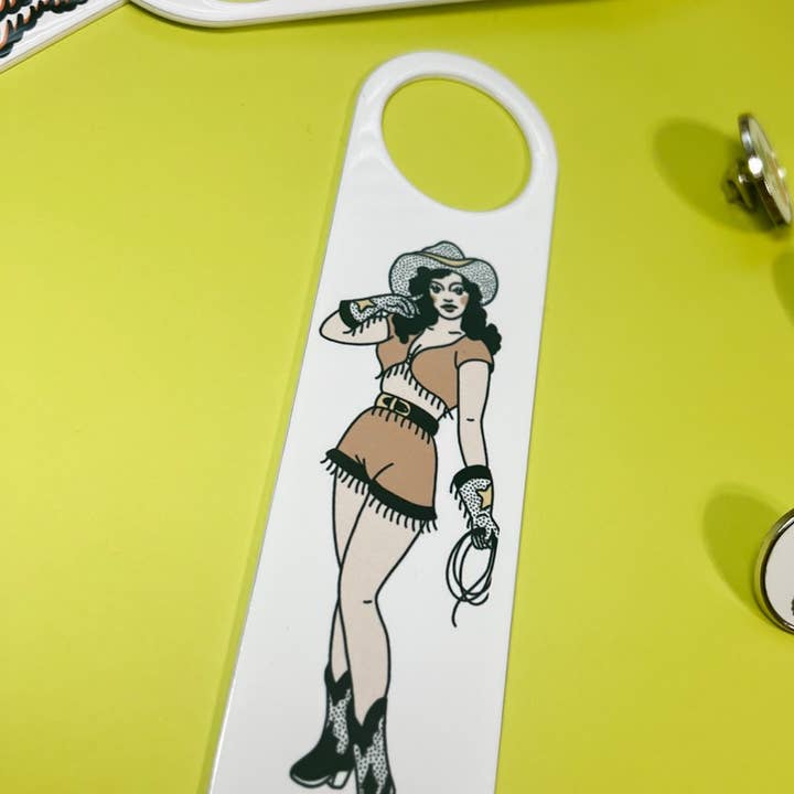 Seventh Eclectic - Wholesale Bottle/wine opener - Cowgirl Bottle Opener7