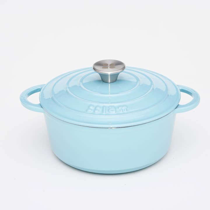 COCOTTE RUNDES LATT 22x10,5 CM - 3,35 L - BLAU für den Großhandel von Lätt Home