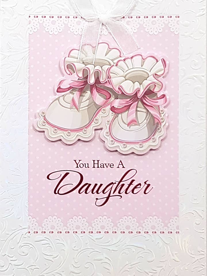 Rosedale Gold Cartes de vœux pour bébé - Fille (lot de 3) 19670 pour la vente par A-Line Greetings