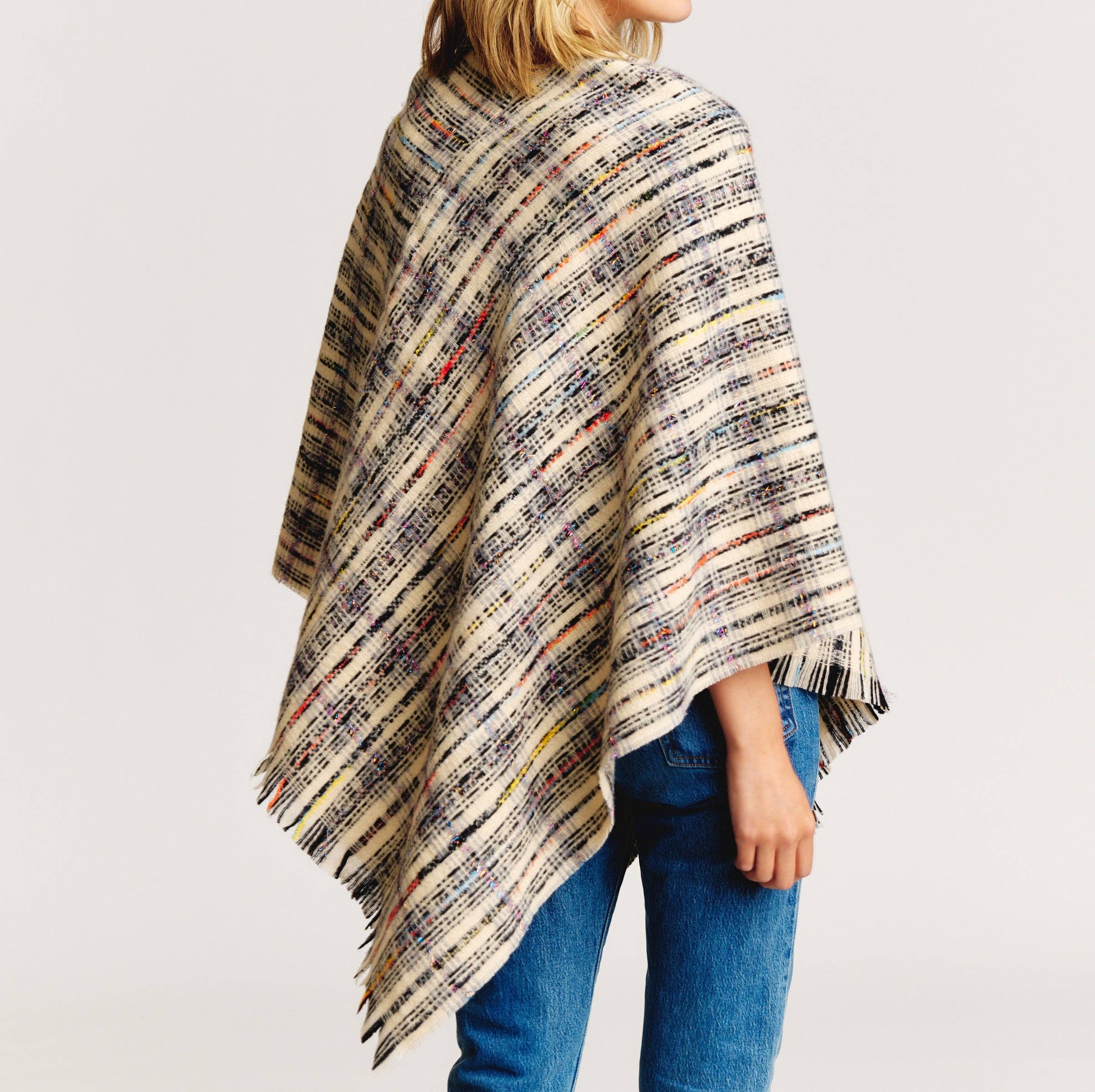 Ellison+Young - Venta al por mayor Poncho - Mujer - Poncho Tweed Please Luxe1