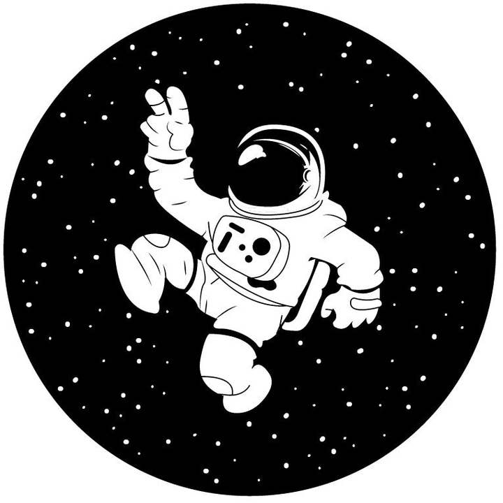 ASTRONAUT FLOATING IN SPACE - STICKER for wholesale by BRiGHT SPoT