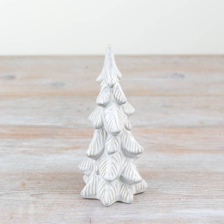 Ornamento Albero Bianco, 17 cm per la vendita all'ingrosso da parte di Gainsborough Giftware x Portland Living