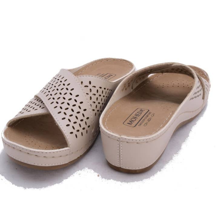 Moheda - Wholesale Sandals - Women's - SIRI Beige - New3
