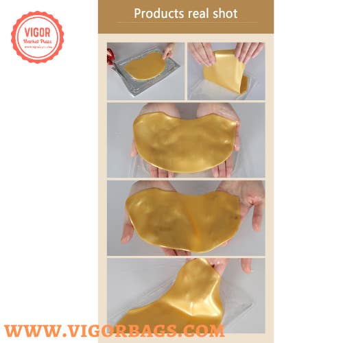 VIGOR - Wholesale Skincare Face Mask - Gold 24k collagen neck mask sheet patch Moisturizer lifting6
