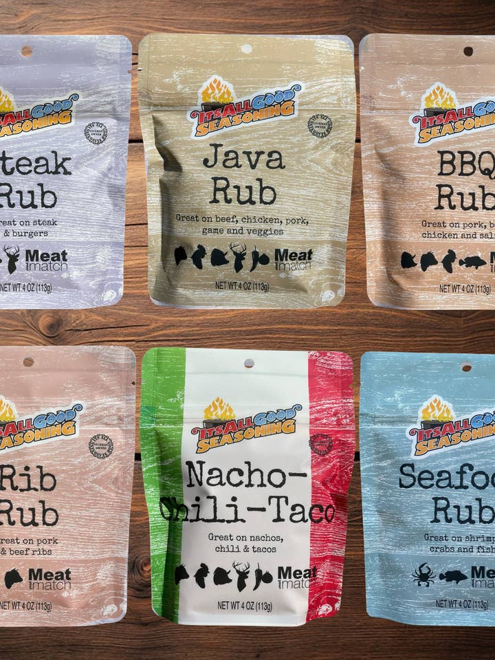"ESTÁ TUDO BEM" Pack Variedade Rub por atacado de Its All Good Seasoning LLC
