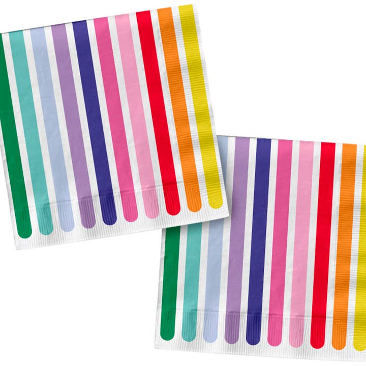 Servietten Stripetastic – 33 x 33 cm – 20 Stück für den Großhandel von Folat BV