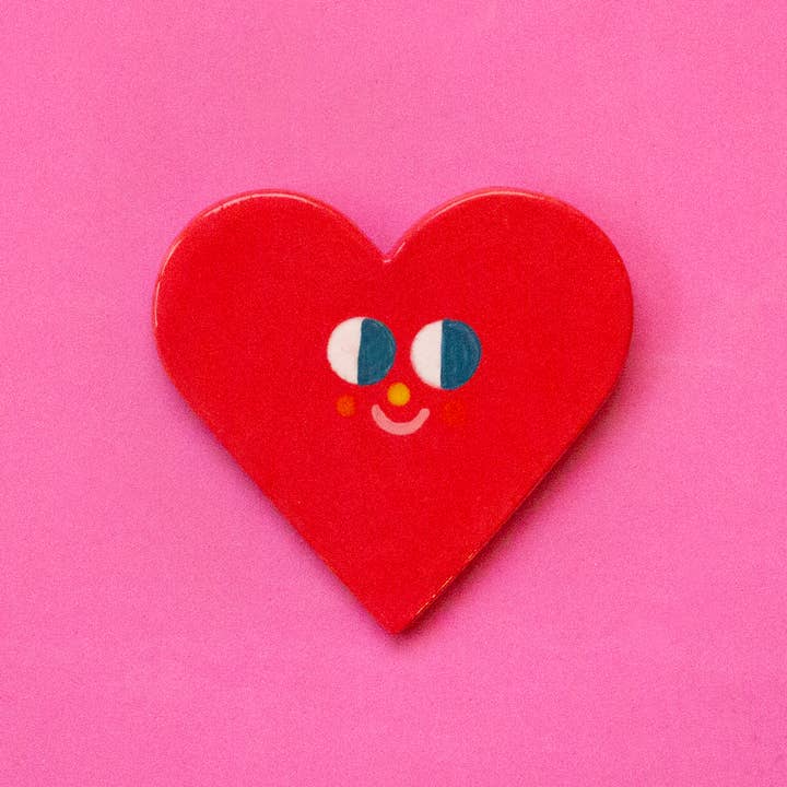 Big Heart / Ceramic Hanging Ornaments for wholesale by Ana Seixas