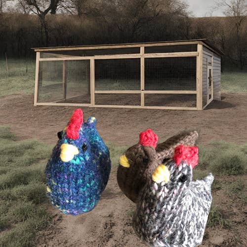 Spring Chickens for wholesale by Kreative Knits by Liona Jollota