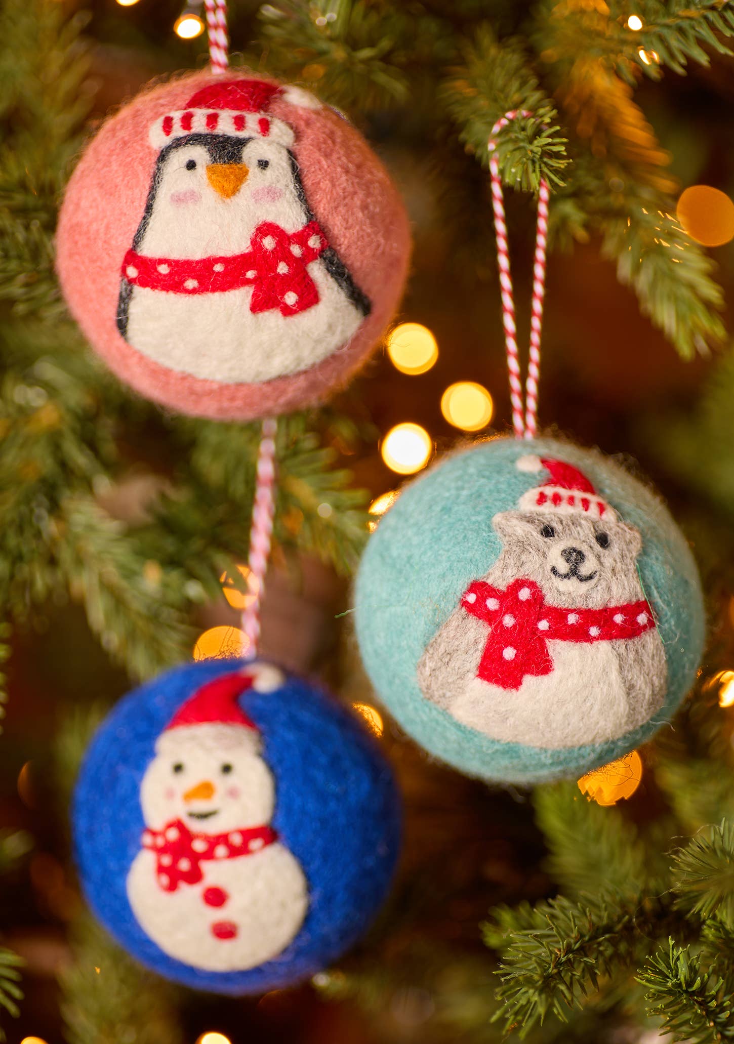 Namaste – Decoração de Natal por atacado – Enfeites de Personagens de Feltro3