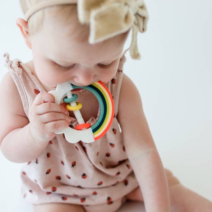 Lucy Darling - Wholesale Teether (Not Clip-On) - Baby - Little Rainbow - Rainbow Teether1