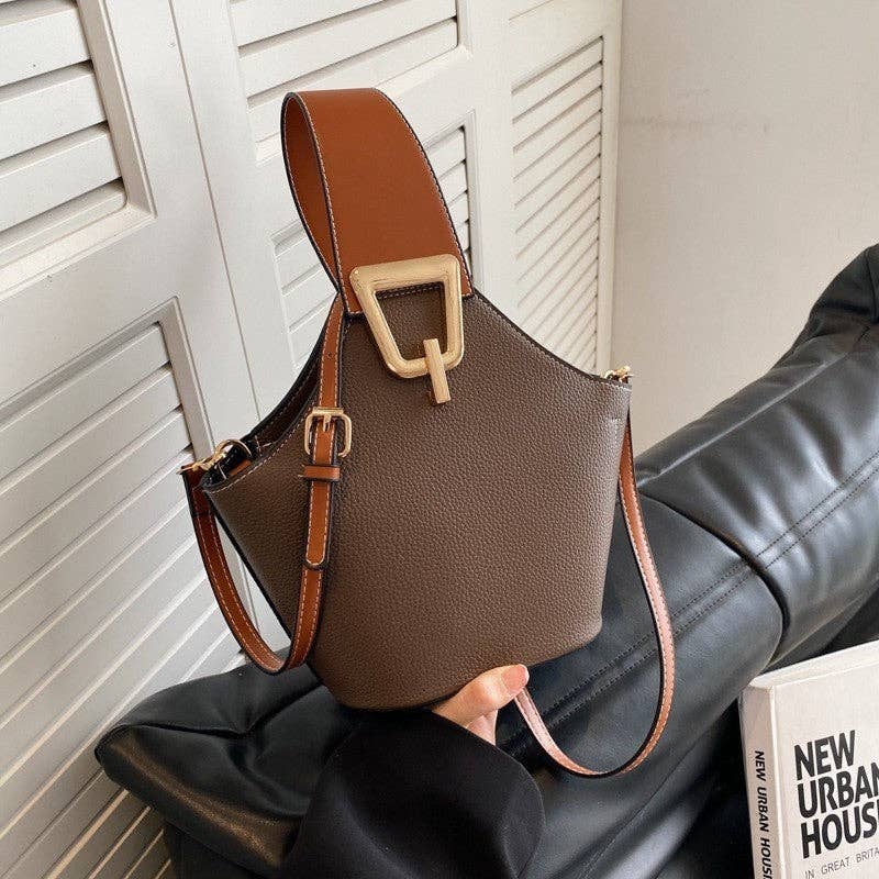 OceanusSwim – wholesale Shoulder bag – women's – Casual Minimalist Colorblock Shoulder Tote Bag0