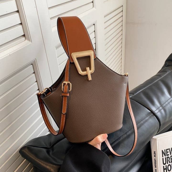 OceanusSwim – wholesale Shoulder bag – women's – Casual Minimalist Colorblock Shoulder Tote Bag0