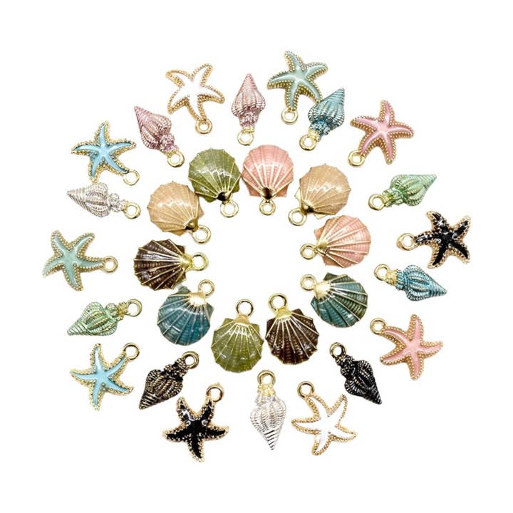 The Charm Bar Company - Wholesale Individual Charm/Pendant - Gold Under the Sea - Assorted0