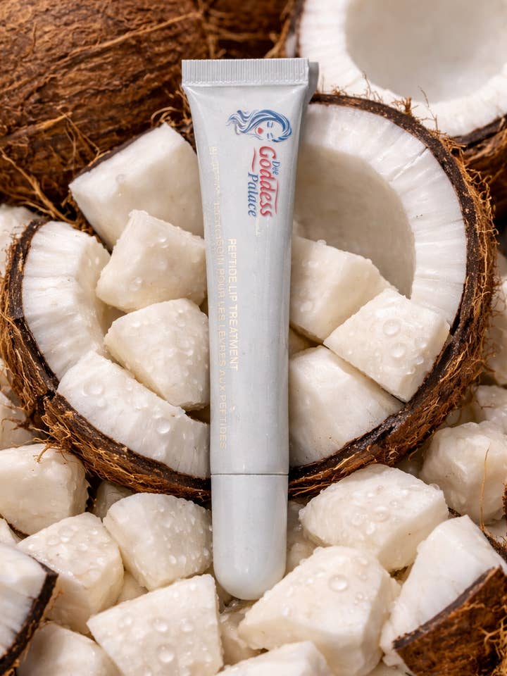 Coconut Peptide Lip Balm for wholesale by Deegoddesspalace