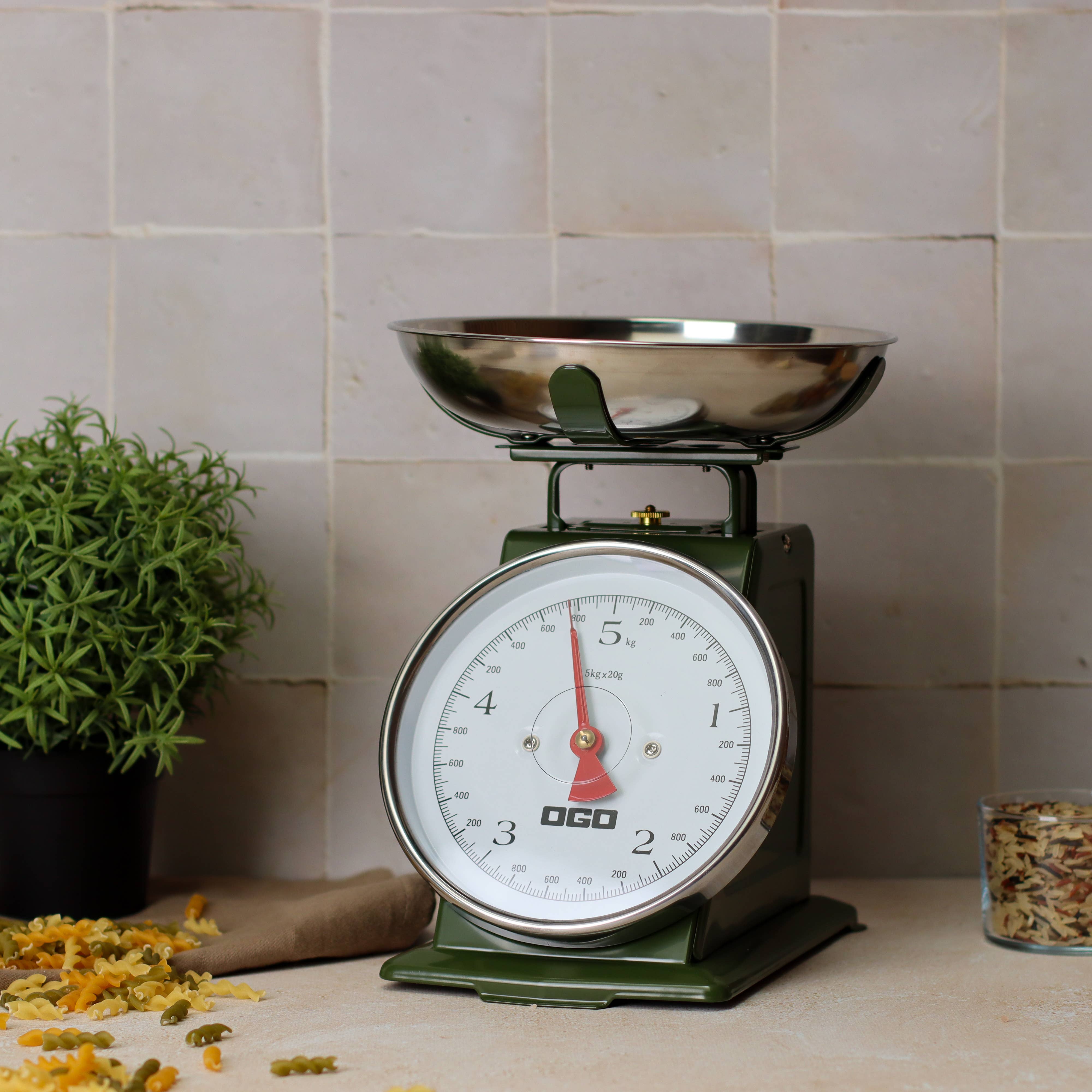 Ogo living - Wholesale Kitchen Tool/Gadget - 5kg/20g green mechanical kitchen scale1