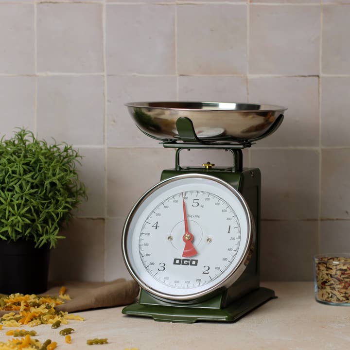 Ogo living - Wholesale Kitchen Tool/Gadget - 5kg/20g green mechanical kitchen scale1