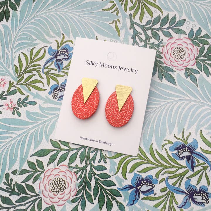 Silky Moons Jewelry – wholesale Stud/post earrings – Ellipse Stud Earrings3