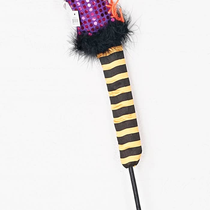 Holiday Depot Inc. - Wholesale Christmas Decoration - M7539- Witch Boot on Stick