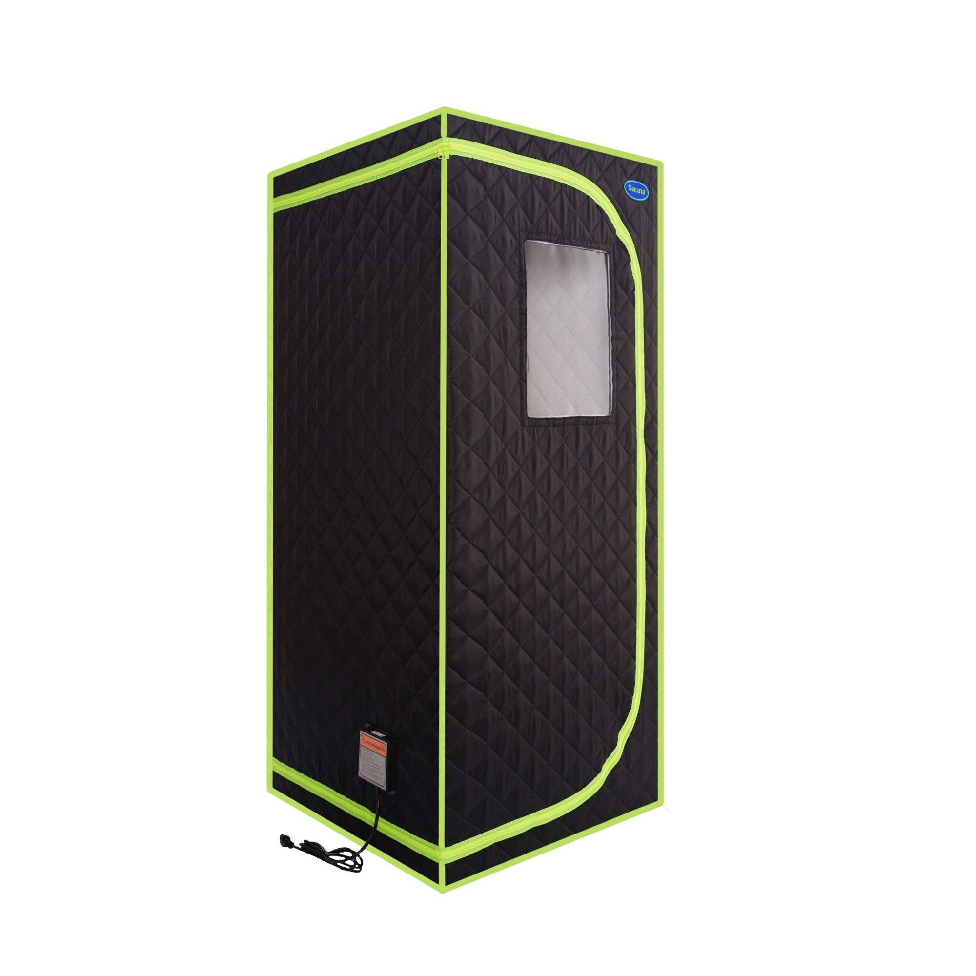 Orange County Decor - Wholesale Tent - Portable Plus Type Full Size Far Infrared Sauna Tent. Spa, Detox ,Therapy And Relaxation At Home.Larger Space,Stainless Steel Connector Easy To Install, With Fcc Certification Black Black Polyester14