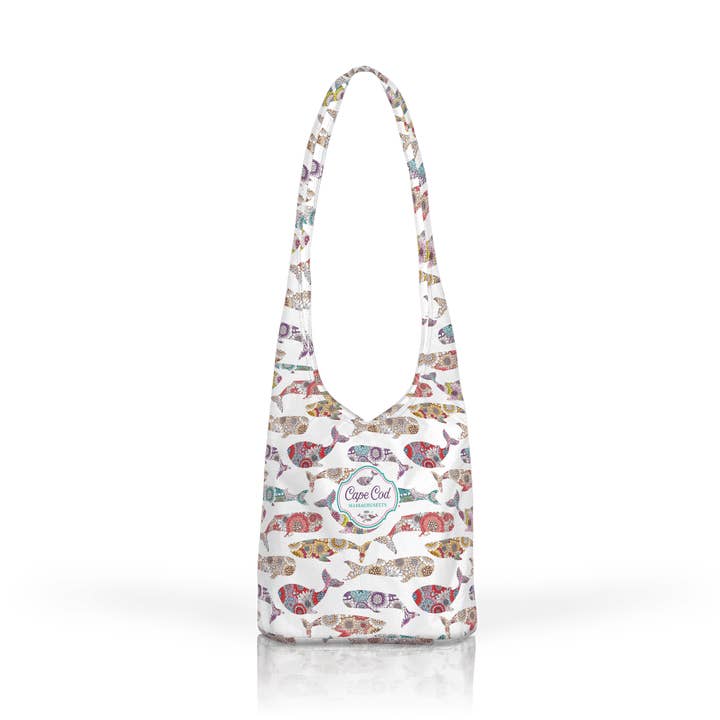 Customizable Ripstop 190 Tuck and Tote: Flowers In Whales for wholesale by Matrix
