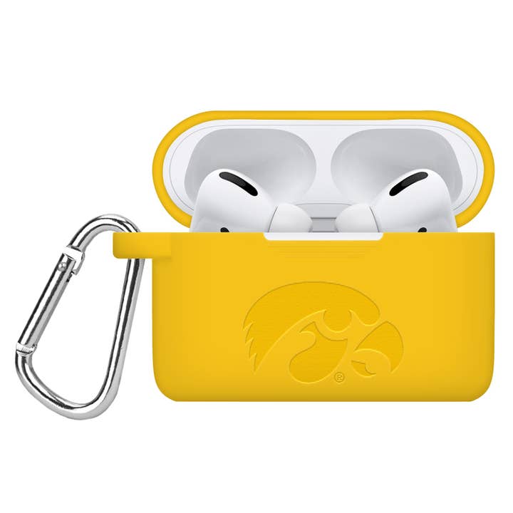 Iowa Hawkeyes indgraveret AirPods Pro taskebetræk for engroshandel hos Affinity Bands