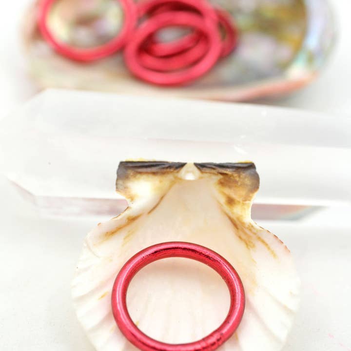 Woman Shops World – wholesale Band/stacked ring – Single Thai Buddhist Temple Rings, Rush, Colorful Kumlai